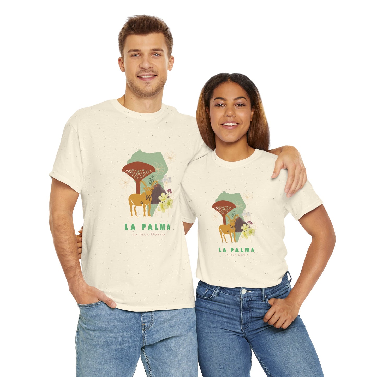 Camiseta La Palma Isla Bonita, Camiseta homenaje La Palma, La Palma souvenir unisex, camiseta naturaleza