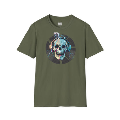 Camiseta Gráfica de DJ, Camiseta Gráfica de Calavera, Camiseta EDM, Camiseta Gráfica Rave