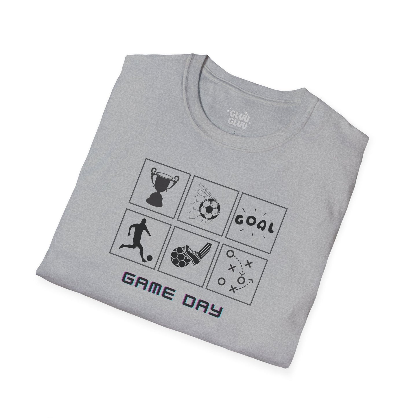 Camiseta Game Day, Camiseta soccer goal unisex, Camiseta espíritu futbolero