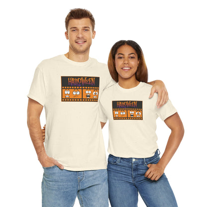 Camiseta con tira de película de Halloween, Camiseta de Hallowee, divertida para Halloween