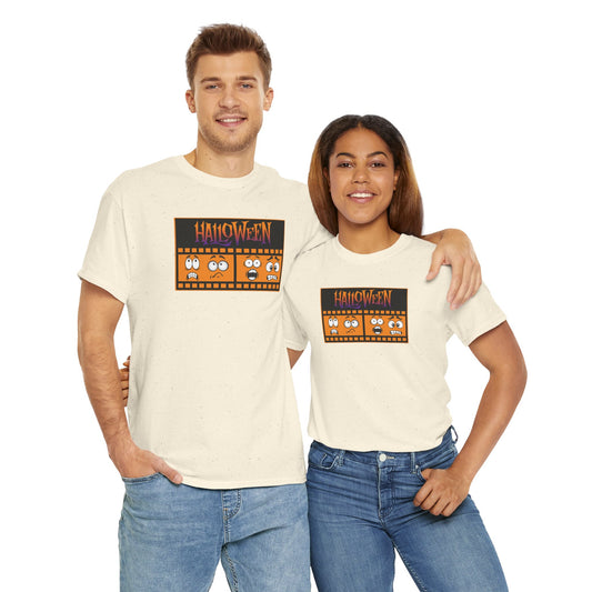 Camiseta con tira de película de Halloween, Camiseta de Hallowee, divertida para Halloween
