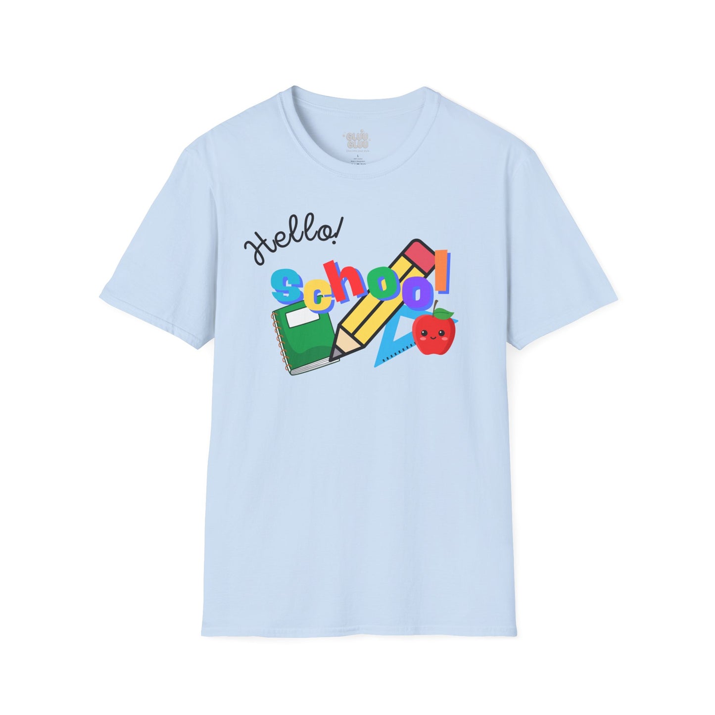 Camiseta regreso a clases, camiseta Hello School, camiseta Primer Dia de clase