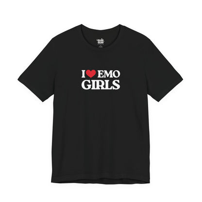 Camiseta I Love Emo girls, Camiseta Unisex, Camiseta grafica I Love
