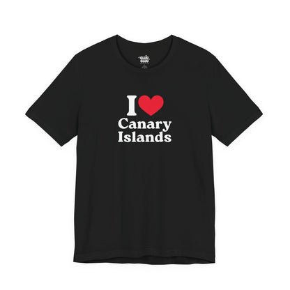 Camiseta I Love Canary Island, Camiseta Unisex, Camiseta grafica I Love