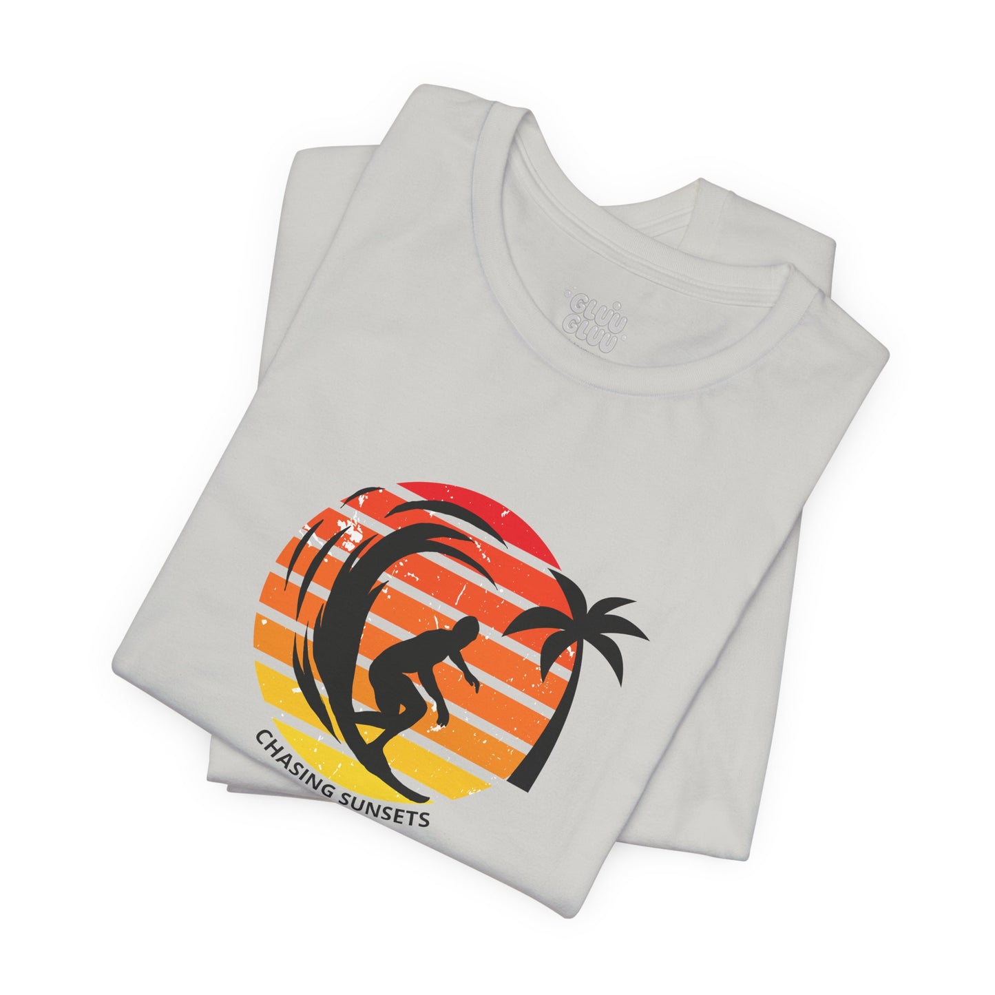 Camiseta Chasing Sunsets, Camiseta de Surf, Camiseta Surf Vintage, Camiseta Retro de Playa