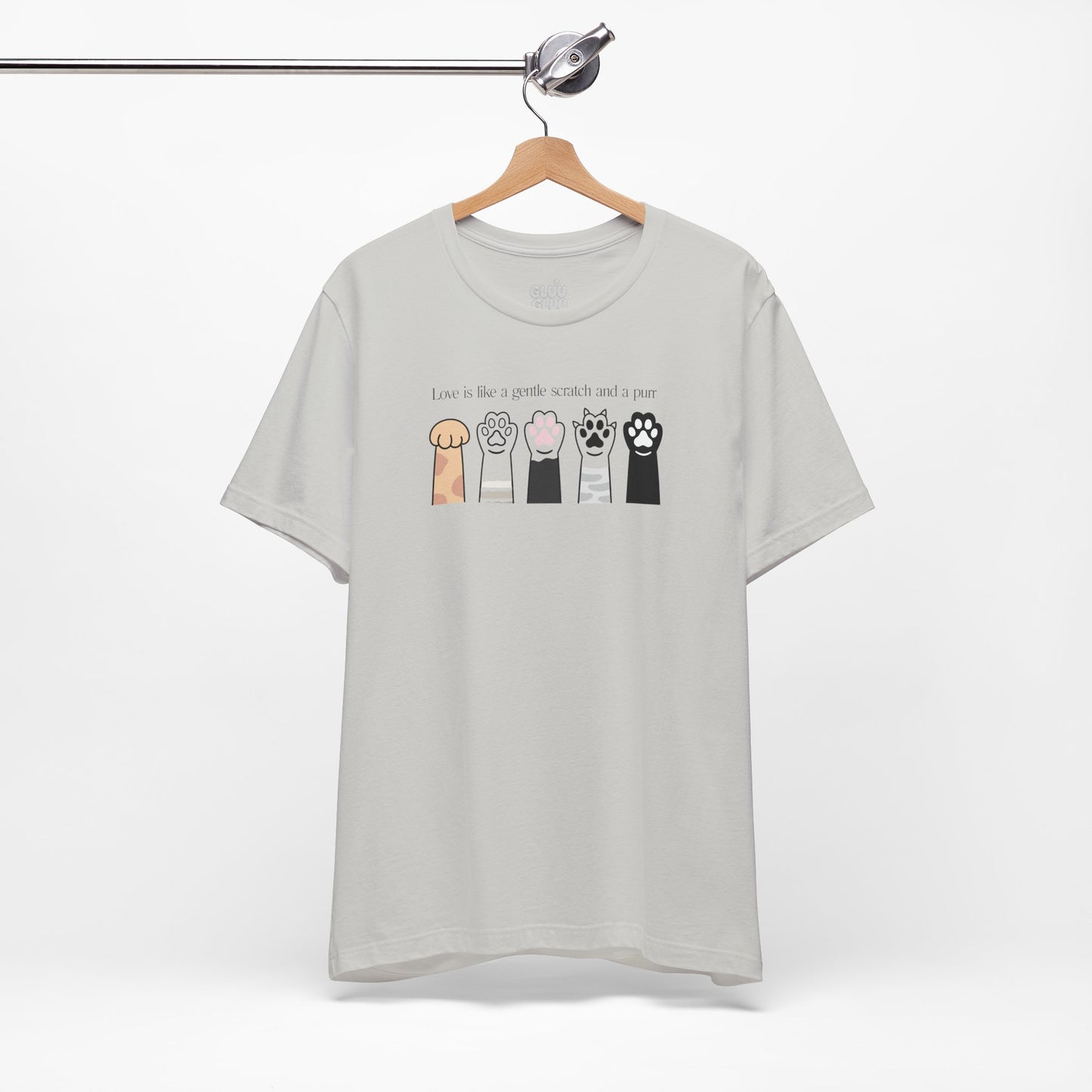 Camiseta patitas de Gatos, Camiseta Amor Gatuno, Camiseta Kawaii de Gato