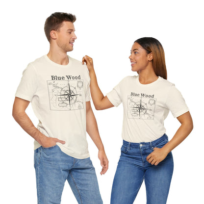 Camiseta con mapa vintage, camiseta estilo náutico, camiseta con diseño de mapa, camiseta con mapa antiguo