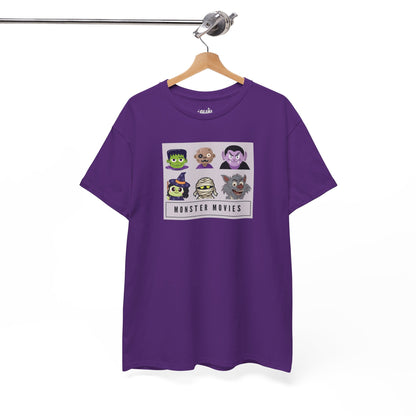 Camiseta Monster movies Halloween, Camiseta clásicos de terror monstruos,  Camiseta iconos horror