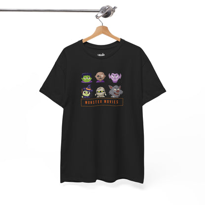 Camiseta Monster movies Halloween, Camiseta clásicos de terror monstruos,  Camiseta iconos horror