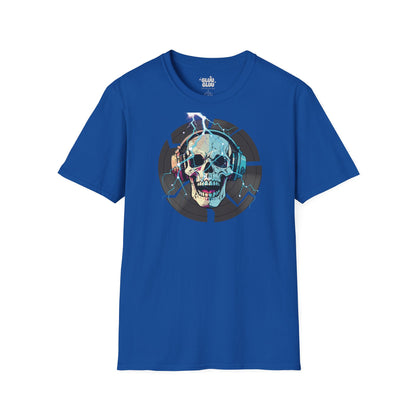 Camiseta Gráfica de DJ, Camiseta Gráfica de Calavera, Camiseta EDM, Camiseta Gráfica Rave