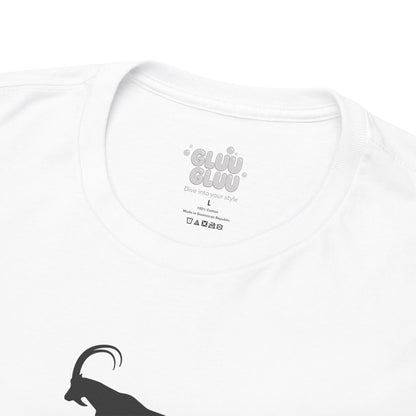 Camiseta GOAT, Regalo para dueños de cabras, Camiseta minimalista goat