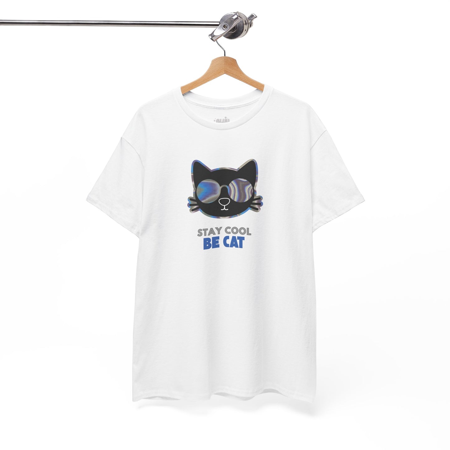 Camiseta de gato con gafas, Regalo para amante de los gatos, Moderna camiseta con gato.