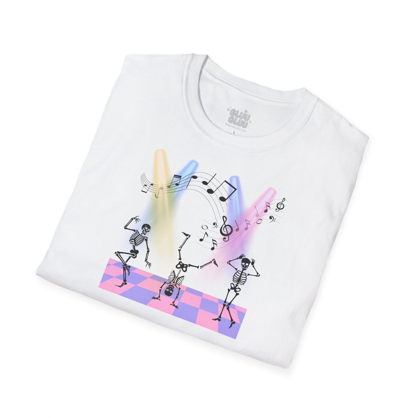 Camiseta de esqueletos bailando, estilo vintage de los 90, camiseta retro de esqueleto Y2K, camiseta Halloween