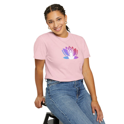 Camiseta de flor de Loto, Camiseta botánica, Camiseta de yoga, regalo para profesores de yoga, Camiseta para amantes del yoga.