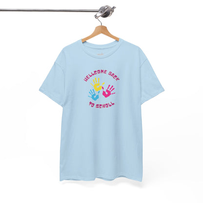 Camiseta con huellas de manos; Camiseta Regreso a clases, Camiseta Maestra, Camiseta Primer Día de Escuela