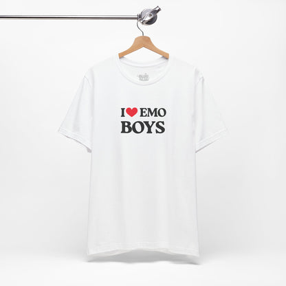 Camiseta I Love Emo boys, Camiseta Unisex, Camiseta grafica I Love