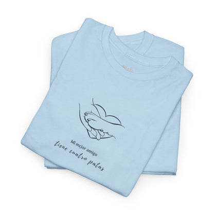 Camiseta Friendship Fist, Camiseta para amantes de los animales, Camiseta para amantes de los perros