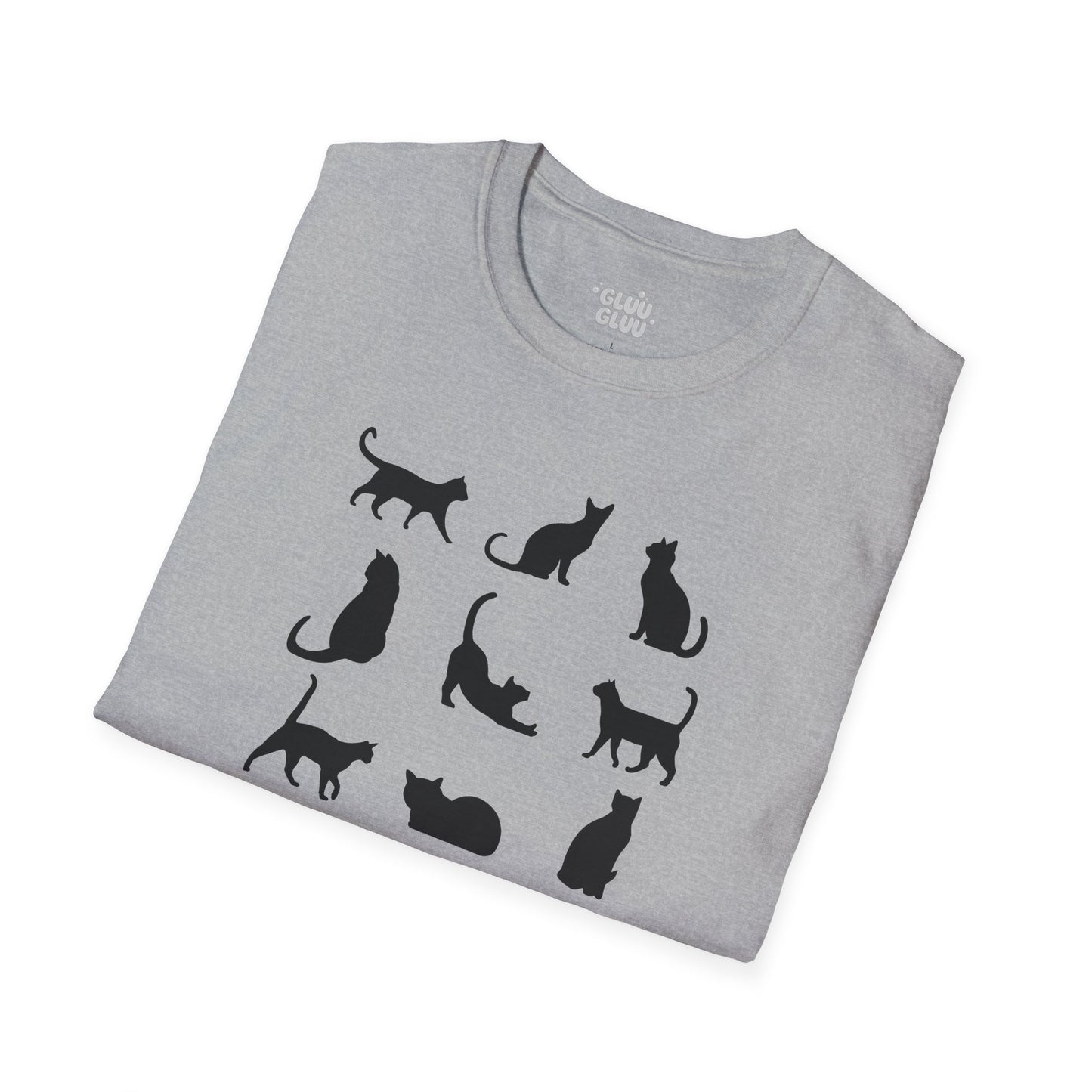 Camiseta Minimalista de Gato, Camiseta de Gato, Camiseta Gráfica de Felino