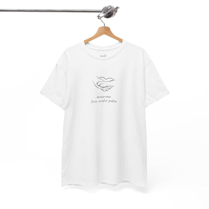 Camiseta Friendship Fist, Camiseta para amantes de los animales, Camiseta para amantes de los perros
