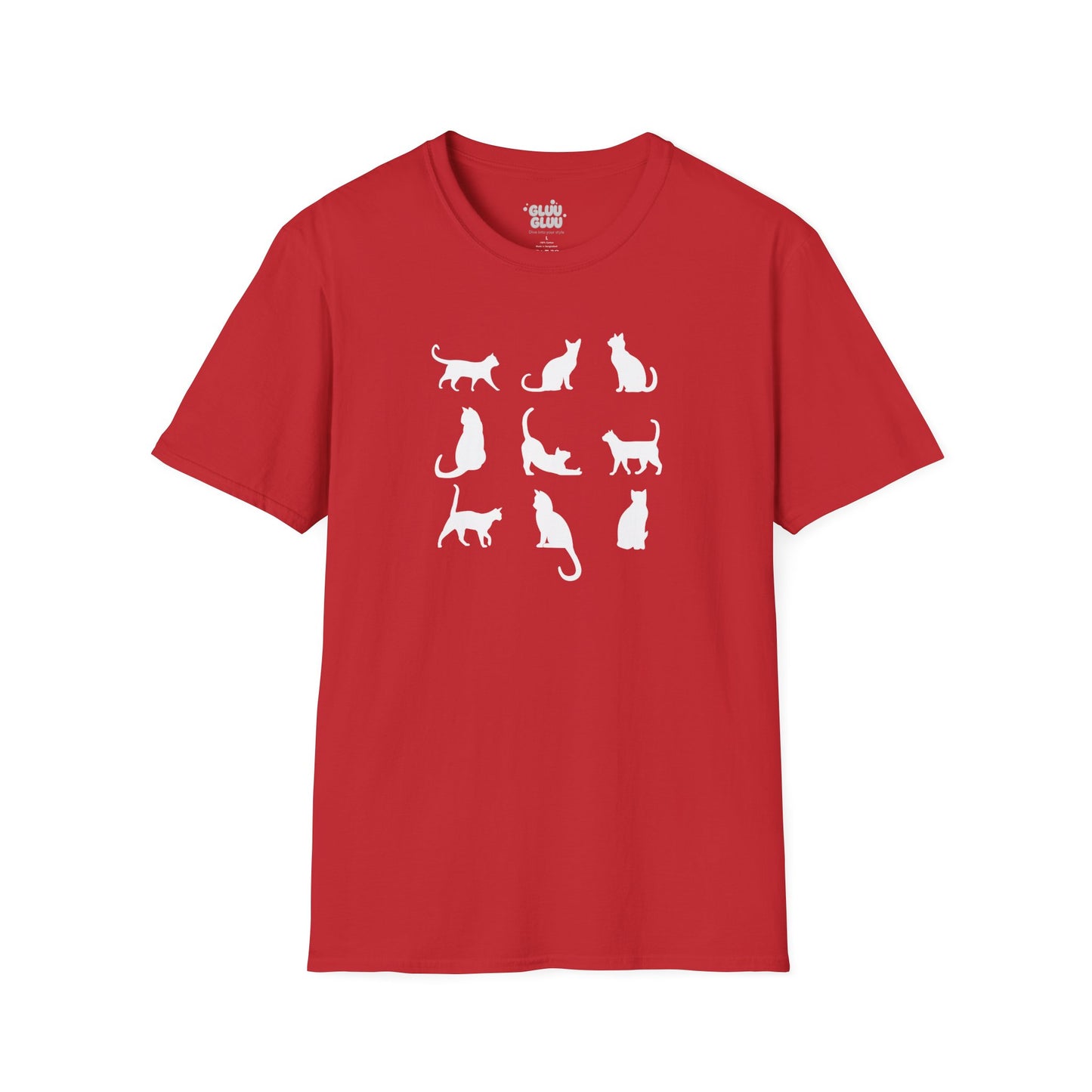 Camiseta Minimalista de Gato, Camiseta de Gato, Camiseta Gráfica de Felino