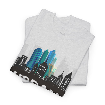 Moda urbana, camiseta urbana, Paisaje urbano, camiseta informal, Diseño urbano, camiseta de ciudad