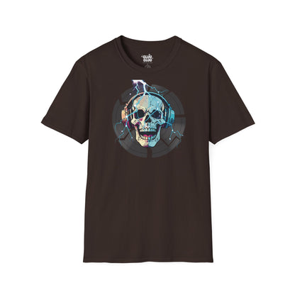 Camiseta Gráfica de DJ, Camiseta Gráfica de Calavera, Camiseta EDM, Camiseta Gráfica Rave