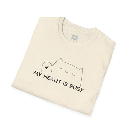 Camiseta Gráfica de gato, Camiseta con Diseño de Gato, camiseta minimalista de gato