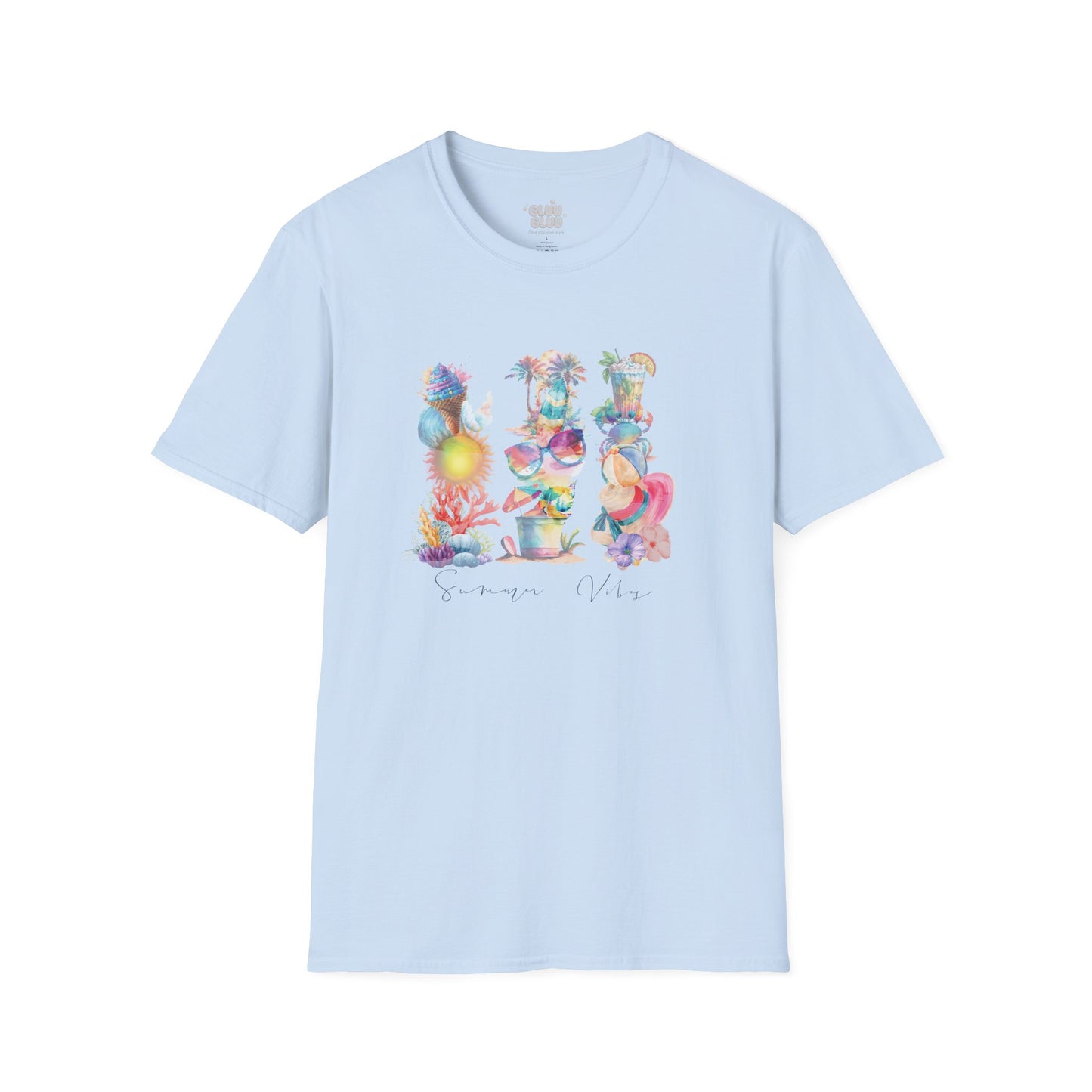 Camiseta Summer Vibes, Camiseta vibras de verano, Camiseta de verano, Camiseta retro de verano