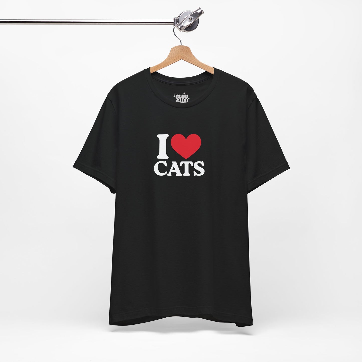 Camiseta I Love Cats, Camiseta Unisex, Camiseta grafica I Love