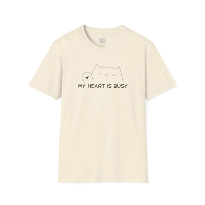 Camiseta Gráfica de gato, Camiseta con Diseño de Gato, camiseta minimalista de gato