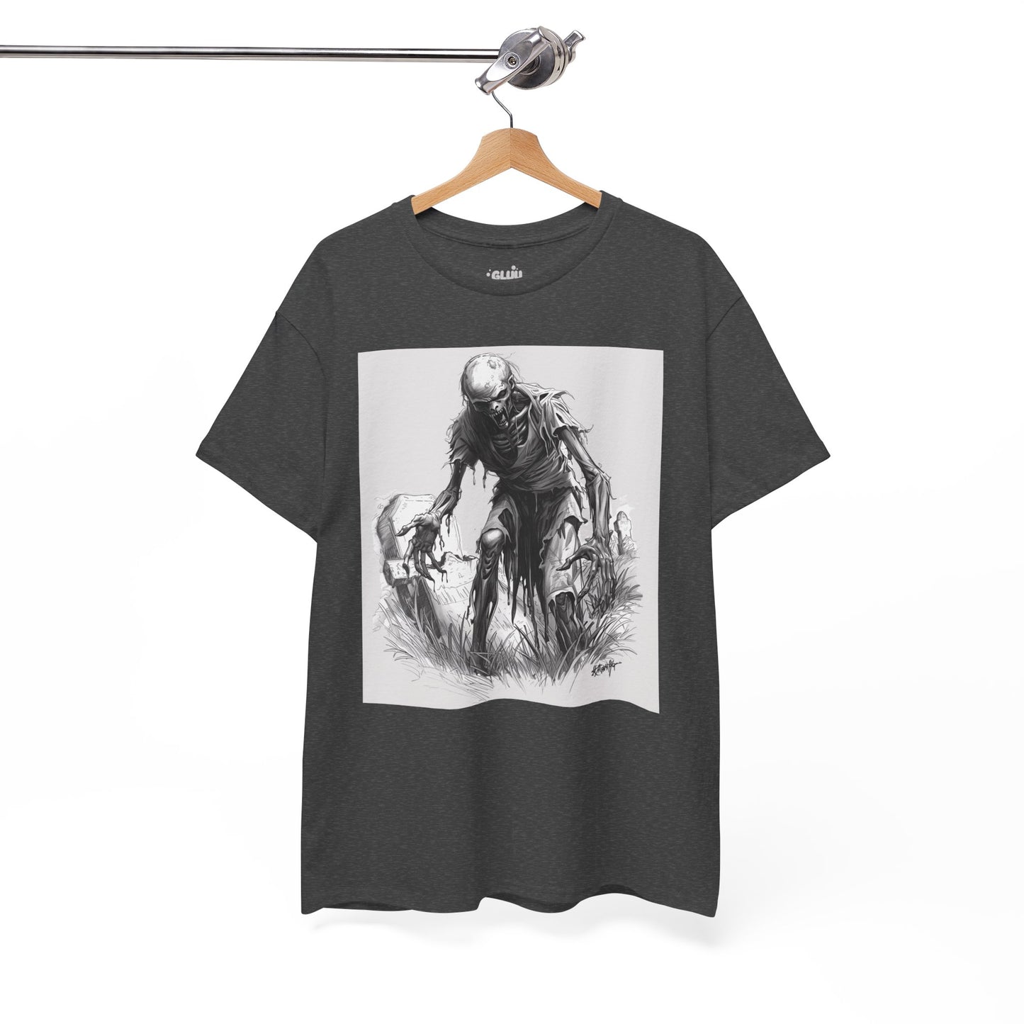 Camiseta zombie Halloween unisex, Camiseta terror zombie, Camiseta apocalipsis zombie