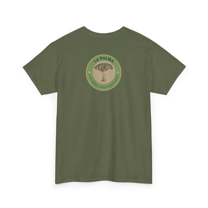 Camiseta Drago milenario La Palma, Camiseta souvenir Islas Canarias, Camiseta La Palma árbol emblemático