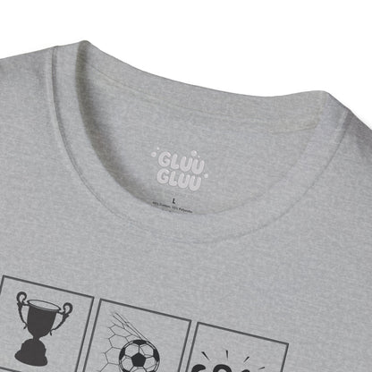 Camiseta Game Day, Camiseta soccer goal unisex, Camiseta espíritu futbolero
