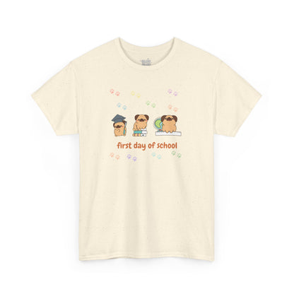 Camiseta con mascota, Regreso a clases, Amante de los perros, camiseta regreso a clases pug