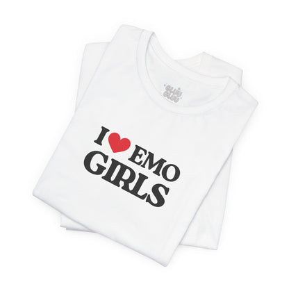 Camiseta I Love Emo girls, Camiseta Unisex, Camiseta grafica I Love
