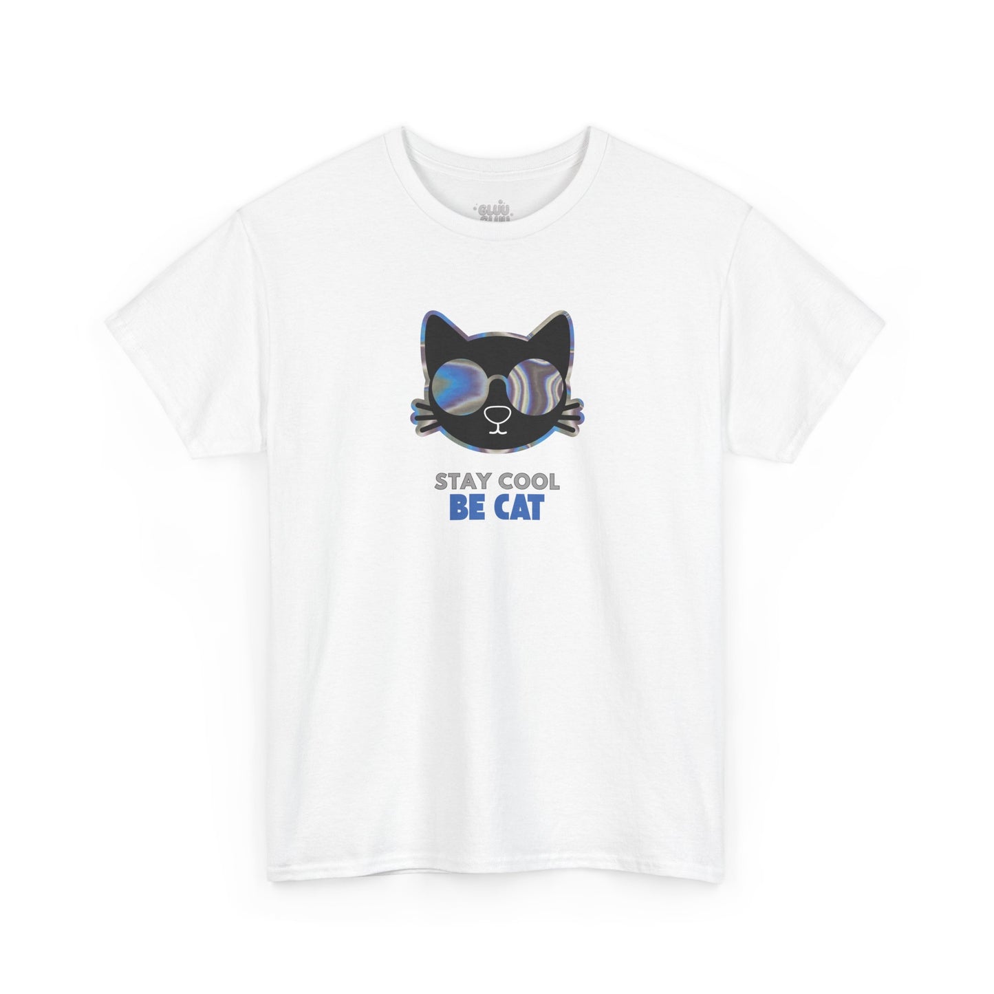 Camiseta de gato con gafas, Regalo para amante de los gatos, Moderna camiseta con gato.