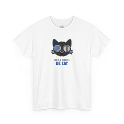 Camiseta de gato con gafas, Regalo para amante de los gatos, Moderna camiseta con gato.
