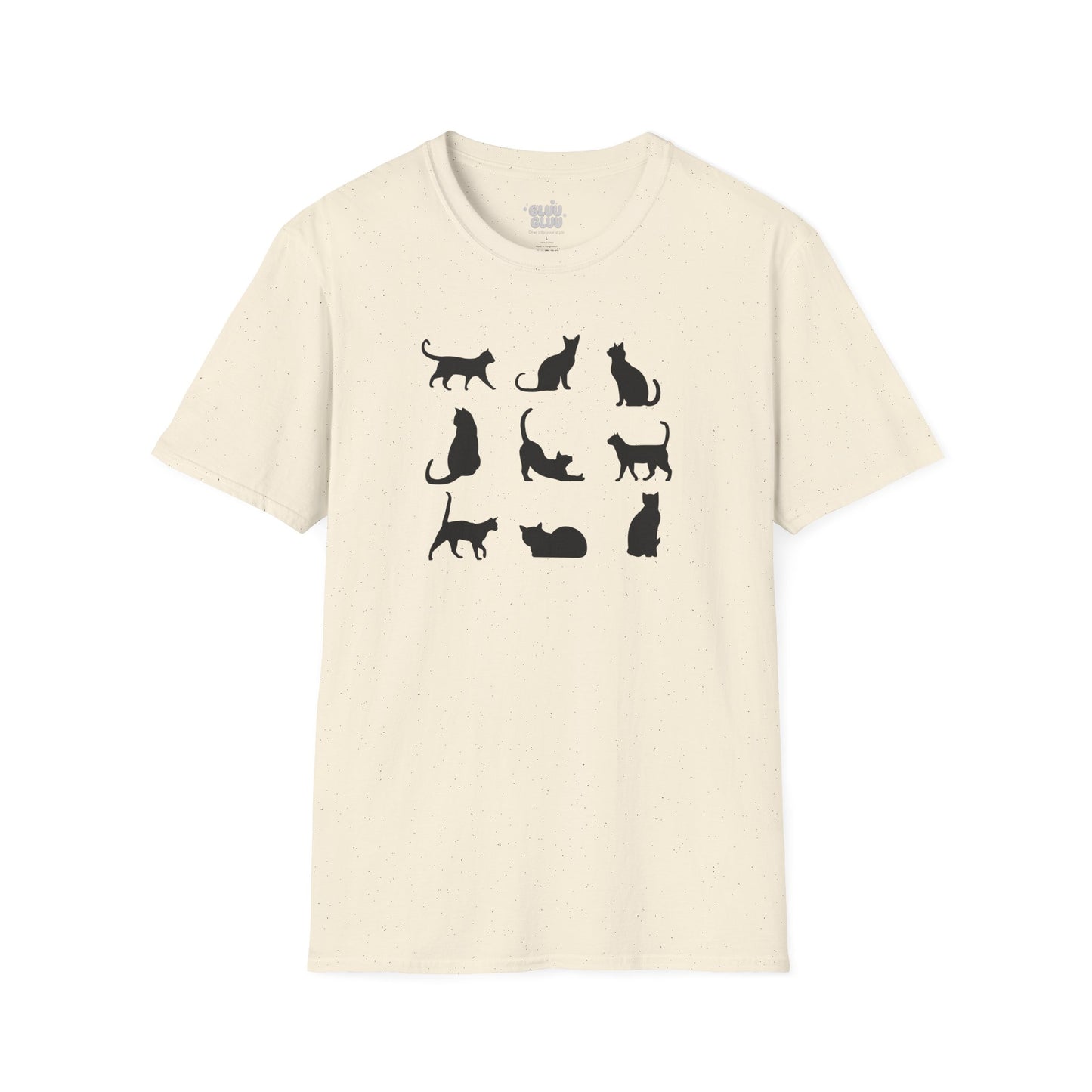 Camiseta Minimalista de Gato, Camiseta de Gato, Camiseta Gráfica de Felino