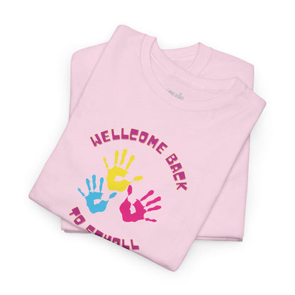 Camiseta con huellas de manos; Camiseta Regreso a clases, Camiseta Maestra, Camiseta Primer Día de Escuela