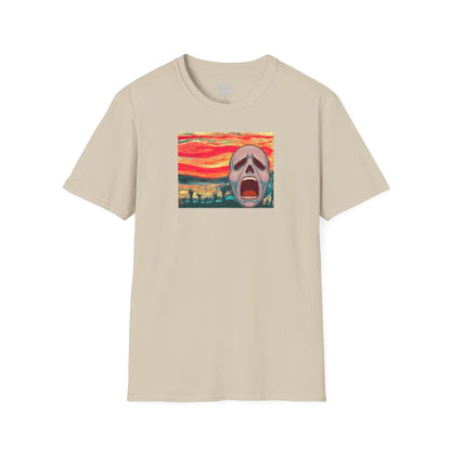 Camiseta El Grito, Arte para vestir, Impresión artística, Camiseta para Halloween