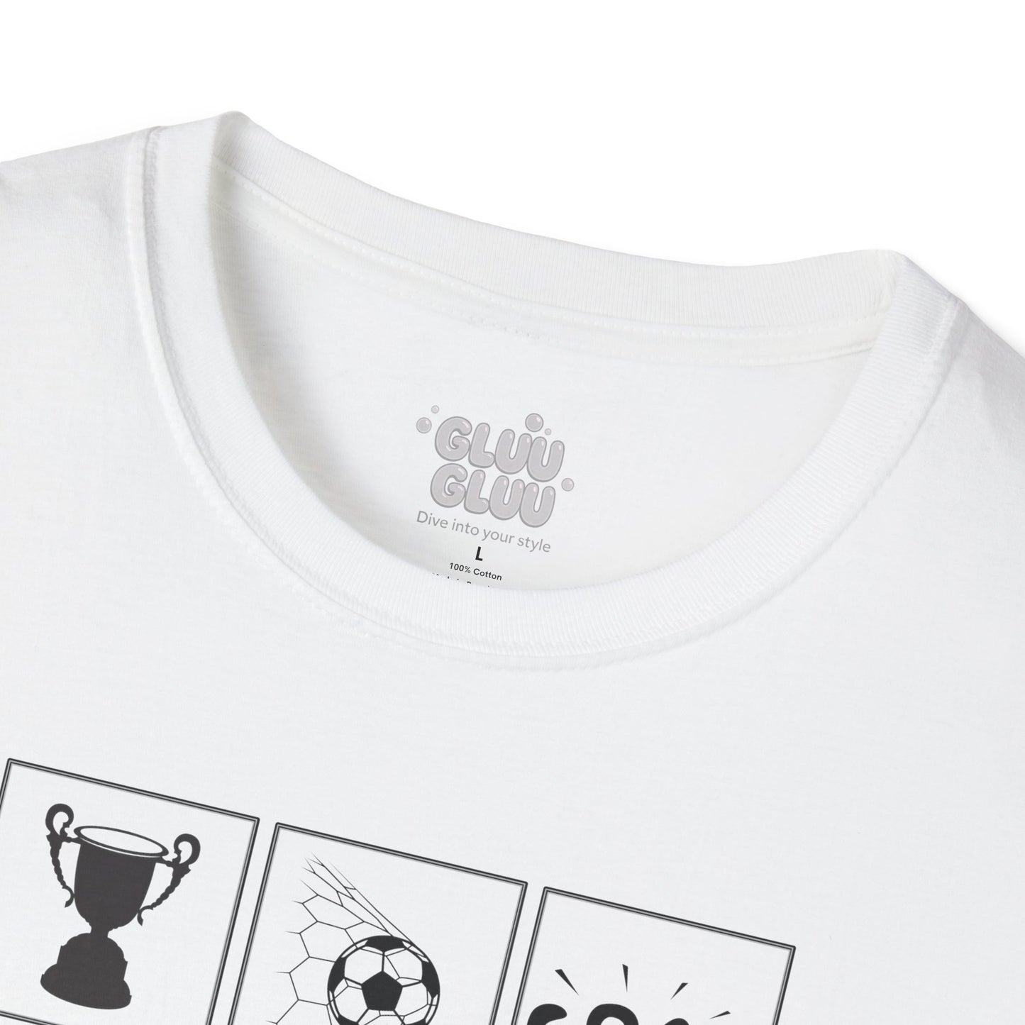 Camiseta Game Day, Camiseta soccer goal unisex, Camiseta espíritu futbolero