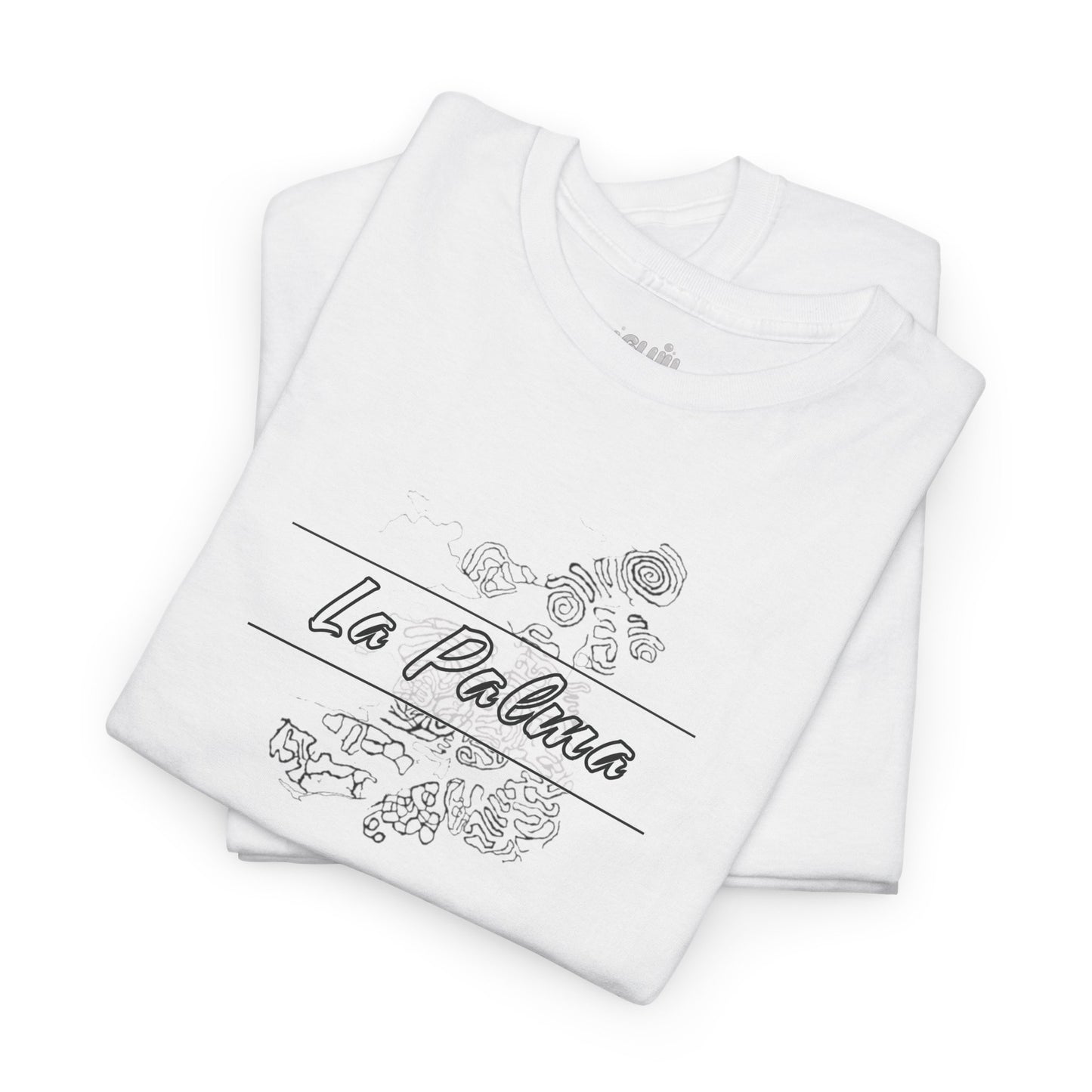 Camiseta petroglifos La Palma, Camiseta arte antiguo La Palma, camiseta cultura aborigen La Palma