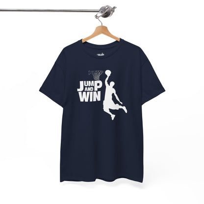 Camiseta baloncesto Jump and Win, Camiseta juego de cancha, Camiseta deportiva baloncesto