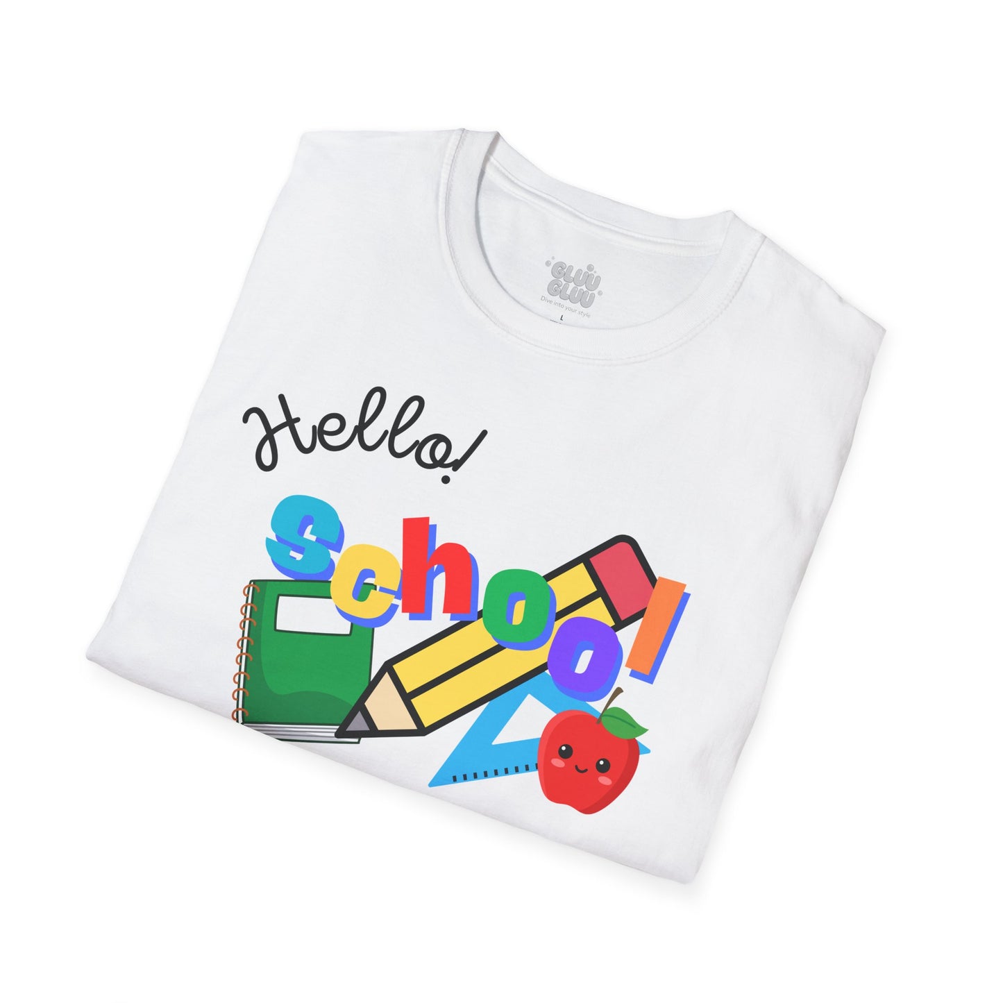 Camiseta regreso a clases, camiseta Hello School, camiseta Primer Dia de clase