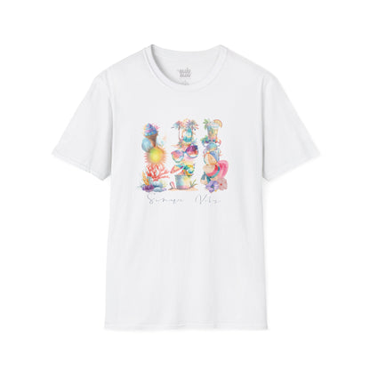 Camiseta Summer Vibes, Camiseta vibras de verano, Camiseta de verano, Camiseta retro de verano