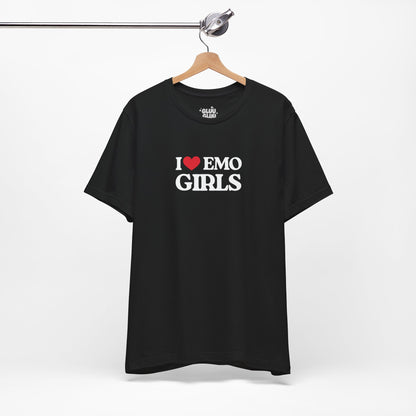 Camiseta I Love Emo girls, Camiseta Unisex, Camiseta grafica I Love