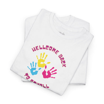 Camiseta con huellas de manos; Camiseta Regreso a clases, Camiseta Maestra, Camiseta Primer Día de Escuela