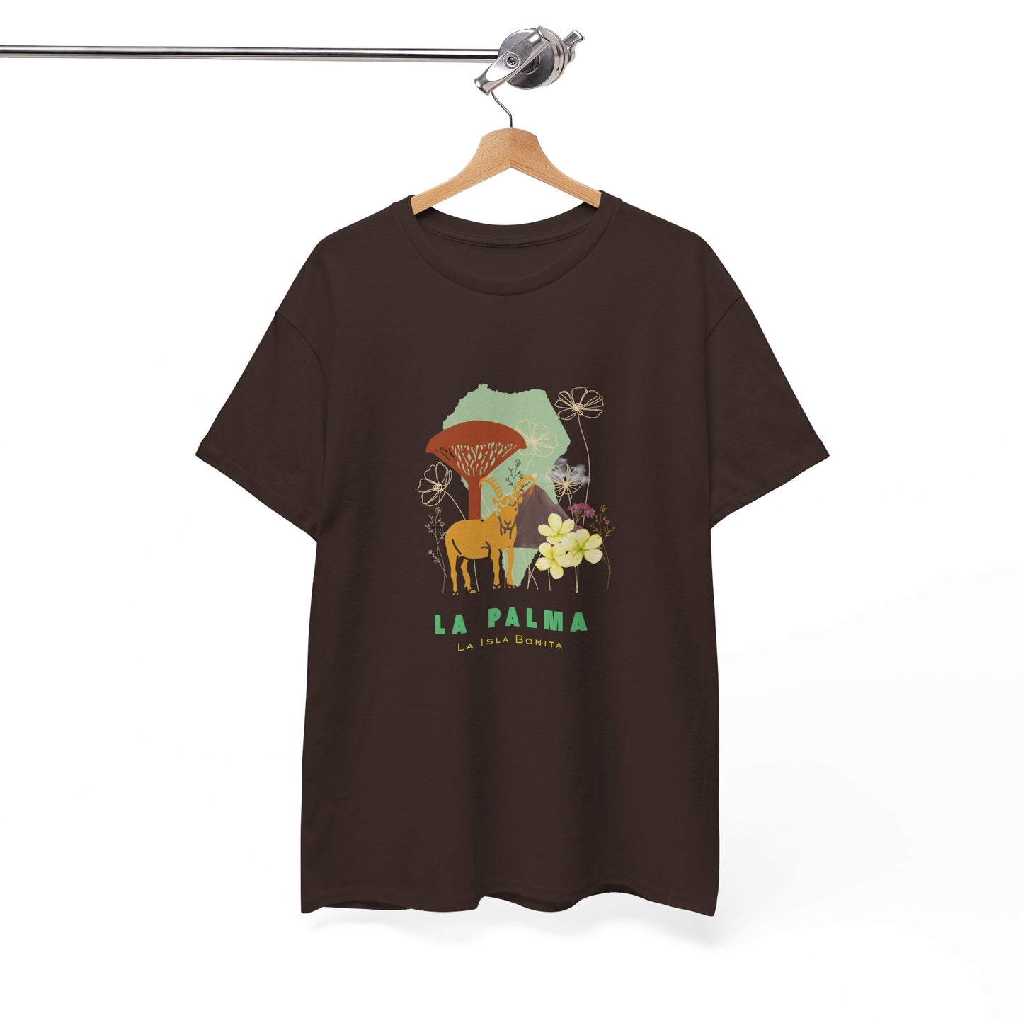Camiseta La Palma Isla Bonita, Camiseta homenaje La Palma, La Palma souvenir unisex, camiseta naturaleza
