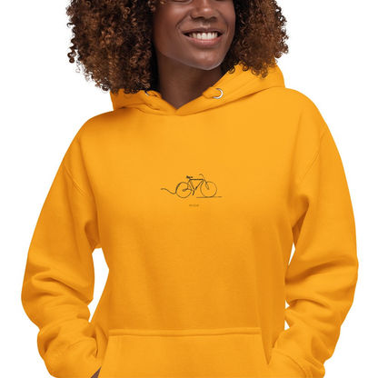 Sudadera con gráfico Bordado de bicicleta, para Uso Urbano y Montaña, Just Ride Hoodie Cycling Sweatshirt