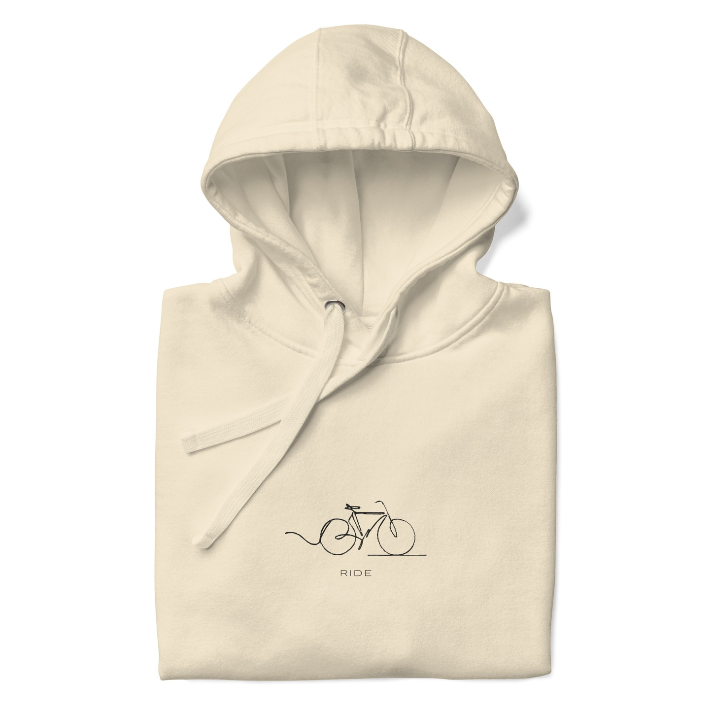 Sudadera con gráfico Bordado de bicicleta, para Uso Urbano y Montaña, Just Ride Hoodie Cycling Sweatshirt